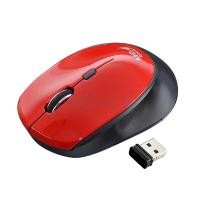 ราคา Wireless Optical Mouse USB MD-TECH (RF-162) Red/Black (1881714245)