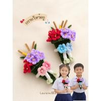 ราคา [มีส่งด่วน] กรวยไหว้ครู กรวยไหว้ครูพวงมาลัย กรวยไหว้ครูลวดกำมะหยี่ (45560744431)