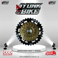 ราคา Shimano MF - TZ500 7 สปีด Megarange จักรยานเฟืองขนาด 34T FreeWheel เกลียวรุ่น (42507882968)