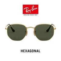 ราคา (มือ 2) Ray Ban RB3548N 001 Size 54 Hexagonal แท้ 100% (11098581466)
