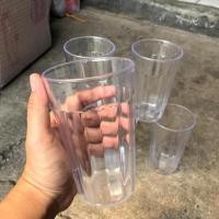 ราคา 6-12 ชิ้น Starfruit Mica Cup LD 400ml, ถ้วยอะคริลิคใส, ถ้วยน้ําดื่มอะคริลิคโหล (51211963273)