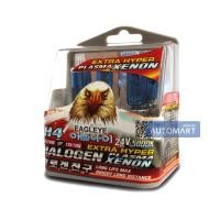 ราคา หลอดไฟหน้าฮาโลเจน H4 24V 75/70W PLASMA XENON (แสงสีซีนอน) (1 แพ็คมี 2 ดวง) — EAGLEYE | โคมไฟหน้า (5169725677)