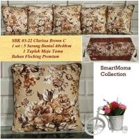 ราคา BEAUTIFUL, UNIQUE, LUXURIOUS, SHABBY CHIC, BROWN SOFA CHAIR CUSHION COVER (47051485989)