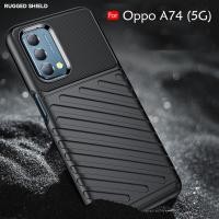 ราคา เคสมือถือสําหรับOppo A74 5G StormหนาTPUกันกระแทกฝาหลังซิลิโคนอ่อนนุ่ม (56414531079)