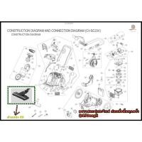 ราคา ขายอะไหล่ของแท้/แปรงเครื่องดูดฝุ่นฮิตาชิ/CV-SC23V*010/HITACHI/รุ่น CV-SC22/CV-SC23V/CV-SE23V (23806287210)