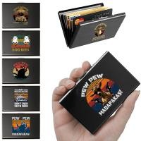 ราคา Aluminium Metal Card Holder ID Card Holder Blocking Slim Metal Wallet Automatic Pop up Credit Card Coin Purse (50312100869)