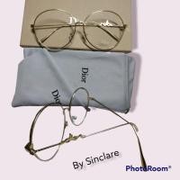 ราคา แว่นกรองแสงDior กรอบทอง (20729489605)