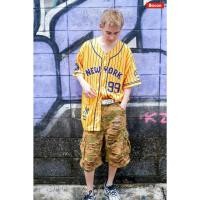 ราคา เสื้อแฟชั่น เสื้อกีฬาเบสบอล New York 99 โอเวอร์ไซส์ มีกระดุมจริง (44467455650)
