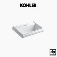 ราคา KOHLER อ่างล้างหน้าฝังบนเคาน์เตอร์แบบเจาะรูเดี่ยว รุ่น Tresham K-2991X-1-0 ของแท้ (54813483567)