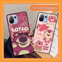ราคา Xiaomi Mi11 5G - Mi 11 Lite 5G - Mi 11 Lite 5G NE Case พิมพ์ลายหมีล็อตโซ่สีชมพูอินเทรนด์ (54561652281)
