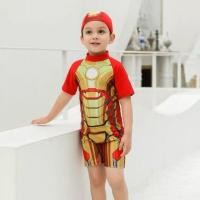 ราคา ชุดว่ายน้ำ+หมวกลาย iron man (3738646085)