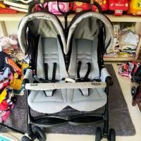 ราคา รถเข็นแฝด/สองพี่น้อง แบรนด์ Graco รุ่น Duo Sport สีเทาดำ (14395171975)