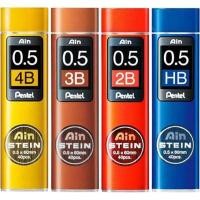 ราคา Pentel เพนเทล ไส้ดินสอ ไส้ดินสอกด Ain Stein 0.5 มม. 40 ไส้ แกนดินสอ Lead Refill HB 2B 3B 4B ของแท้ (11057457518)