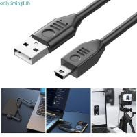 ราคา Onlytiming Mini USB Cable Fast Charging USB2 0 ถึง Mini USB Data Cord สําหรับ MP3 MP4 Player รถขับรถบันทึกมือถือ Hard D (56757606466)