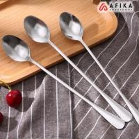 ราคา ช้อนขนมด้ามยาว / ช้อนยาวสแตนเลส ช้อนชากาแฟ (49606192861)
