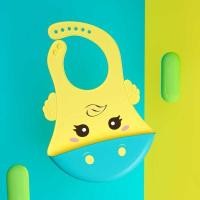 ราคา LY Silicone 【Yd】 Bibs Waterproof Bibs For Baby Burp Adjustable Baby Biby Soft Children's Feeding (28417319782)