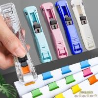 ราคา INARANJA คลิป Pusher, Hand Push Traceless Hand Push Clamp, โลหะเรียบง่ายนํากลับมาใช้ใหม่แฟ้มเอกสารเย็บกระดาษโรงเรียน Office (29745500789)