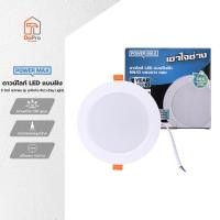 ราคา POWER MAX ดาวน์ไลท์ LED แบบฝัง 9 วัตต์ หน้ากลม รุ่น เอาใจช่าง สีขาว (Day Light) |ZWF| (29977412899)