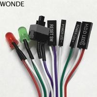 ราคา WONDE Connectors เคสคอมพิวเตอร์ HDD ไฟ LED PC Desktop ATX Case Switch Cable (40619044289)