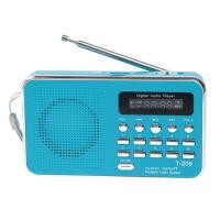 ราคา ลำโพงวิทยุ Mini speaker Mp3/USB/TF รุ่น T-205 (สีฟ้า)#350 (520794653)