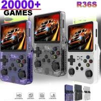 ราคา R36S คอนโซลเกมมือถือ 3.5 นิ้วหน้าจอ IPS 128G คลาสสิกคอนโซลเกม Retro Linux ระบบแบบพกพากระเป๋าวิดีโอเกม (41272403718)