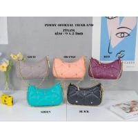 ราคา กระเป๋าสะพาย PIMMY (พิมมี่) PP1491#ทรงพอร์ตไซส์ 9 นิ้วพร้อมสาย cross body (22842890176)