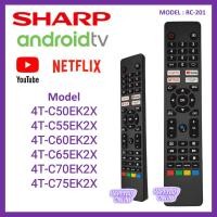 ราคา ใช้งานร่วมกับ Sharp SH-V9 เสียง Aquos Smart UHD Android TV รีโมทคอนโทรล RC201 Remote TV Sharp สมาร์ททีวี Aquos EK2X (เสียงและไม่มีเสียง) (49108807643)