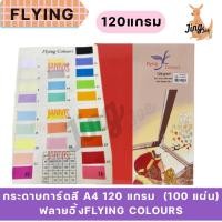 ราคา กระดาษการ์ดสี A4 120 แกรม (100 แผ่น) ฟลายอิ้งFLYING COLOURS (25003490516)