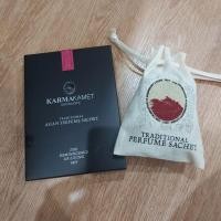 ราคา KARMAKAMET Traditional Asian Perfume Sachet ถุงหอม ถุงหอมปรับอากาศ กลิ่น Sumatra Frangipani (12674954429)
