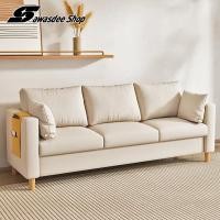 ราคา โซฟา 1/2/3ที่นั่ง โซฟาเบด(170/120/70ซม) ทำจากผ้าแคนวาส สไตน์นอร์ดิก Sofa มาพร้อมหมอนอิงเข้าเซต2ใบ (49964384377)