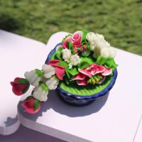 ราคา พานพวงมาลัยมะลิ/กลีบกุหลาบสีชมพู ขนาดพาน 1 นิ้ว (20679200519)