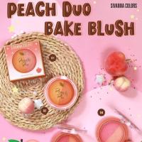 ราคา Sivanna Peach Duo Bake Blush ปัดแก้มพีชทูโทน HF5045 (4938039169)