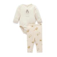 ราคา Purebaby Organic ชุดยาว 2 ชิ้น พิมพ์ลายเต่าน้อย (55912521055)