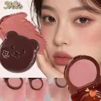 ราคา NOTEE บลัชออนอเนกประสงค์, Velvety Smooth Brightening Cheek Lip Stick, Natural Creamy Soft Texture Mousse Matte Makeup Blush Face Cheeks (47166767336)