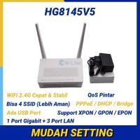 ราคา HIJAU Huawei HG8145V5 ONT Router XPON GPON/EPON 2.4G WiFi Modem Fiber Optic Port Blue Green + Original 12V อะแดปเตอร์ (44909974764)