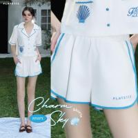ราคา FLAT2112 FF1071 : CHARM SKY SHORTS กางเกงขาสั้น ชุดผู้หญิง แฟชั่นผู้หญิง (26586963593)