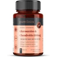 ราคา Pureclinica High Strength 1500mg Glucosamine HCL & Chondroitin x 180 เม็ด (45263451394)