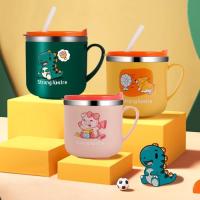 ราคา ถ้วยน้ำเด็กในครัวเรือน 316 ถ้วยดื่มนมสแตนเลสป้องกันการล่มสลายพร้อมขวดฟางถ้วยนมเด็ก (29745654241)