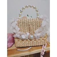 ราคา กระเป๋าสานผักตบชวาฟรุ้งฟริ้ง หรูหราน่ารัก (3361473667)