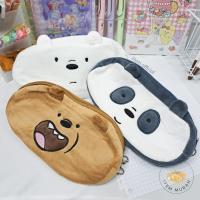 ราคา Plushy Wbb We Bare Bear Pencil Case Panda Ice Bear Pouch Makeup Pencil Case Cute Office Stationery School Stationery Unique Gift fancy store (53264573385)