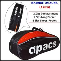 ราคา Apacs 2-Zips Bag D2602-LI Backpack (สีแดง) (ความร้อนเดี่ยว) กระเป๋าแบดมินตัน (53415049545)