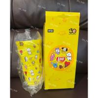 ราคา พร้อมส่ง แก้วน้ำ BT21 x Lays 30th แก้วเก็บความเย็น สีเหลือง พร้อมหลอด (รบกวนอ่านรายละเอียด) (40412527931)