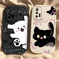 ราคา เคส y200 5g เคส vivo y200 5g เหมาะสําหรับ iQOO3 เคสโทรศัพท์ vivoiQOO3 เคสป้องกัน vivo iQ003 น่ารัก i Cool iPOO ของเหลว iQO ซิลิโคน iOOQ รวมทุกอย่าง iQQO กันกระแทก iQ3iCOO ผู้ชายผู้หญิงแมวดําสุนัขสีขาว
