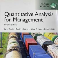 ราคา Quantitative Analysis for Management (5640272495)