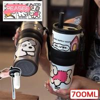 ราคา [เพย์ซี] ถ้วยสูญญากาศ,ขวดเก็บความร้อนสแตนเลส/เซรามิกความจุขนาดใหญ่,600มลพร้อมที่จับถ้วยฉนวน (46365490116)