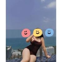ราคา ชุดว่ายน้ำผูกหลัง สีแดงเลือดหมู (7881574782)
