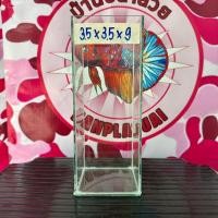 ราคา โหลปลากัด ขนาด 3.5x3.5x9 นิ้ว หนา 3 มิล กาวใส (44952967386)