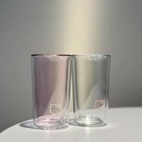 ราคา แก้ว double layer 2 ชั้นลายคิตตี้และลายกระต่ายน่ารักขนาด 280ml (55013414743)