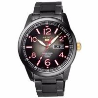 ราคา Seiko 5 Limited Edition Black นาฬิกาข้อมือผู้ชายSRP647K1 (578549089)