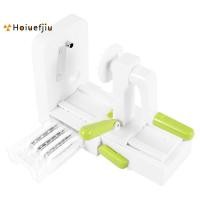 ราคา Houefjiu4 ใบมีดผัก Spiralizer พับผักพาสต้าและสปาเก็ตตี้มันฝรั่งผักเครื่องตัดเกลียวเครื่องตัด (53412389873)